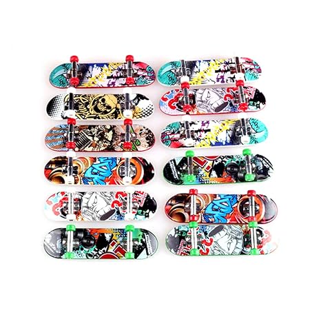 Hilai Eine professionelle Mini Fingerboards für Kinder Spielen oder als Finger Skateboard Dekoration 3 Stück (zufällig)