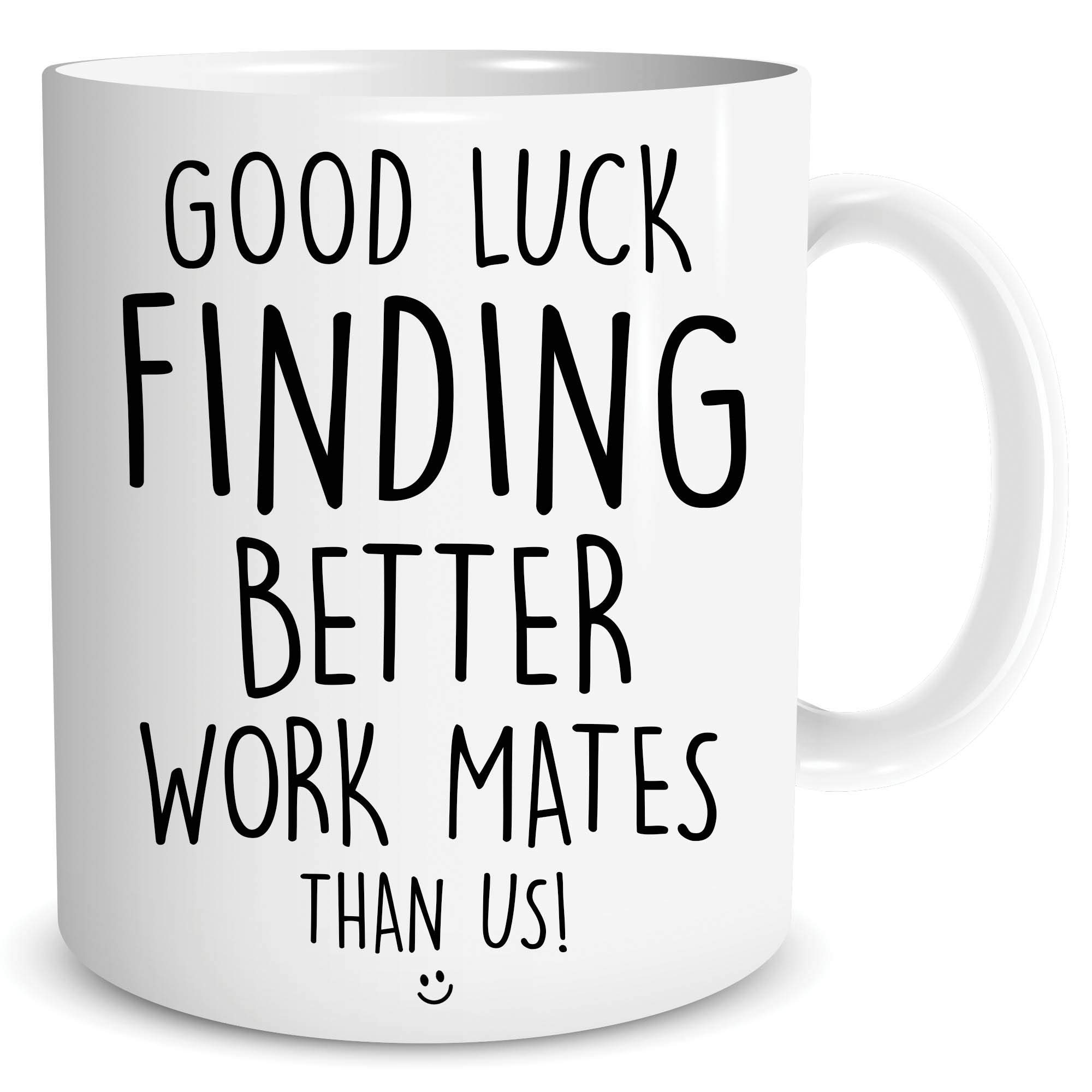 New Job Mug Leaving Present Gift Colleague Coworker Good Luck Office WSDMUG1626