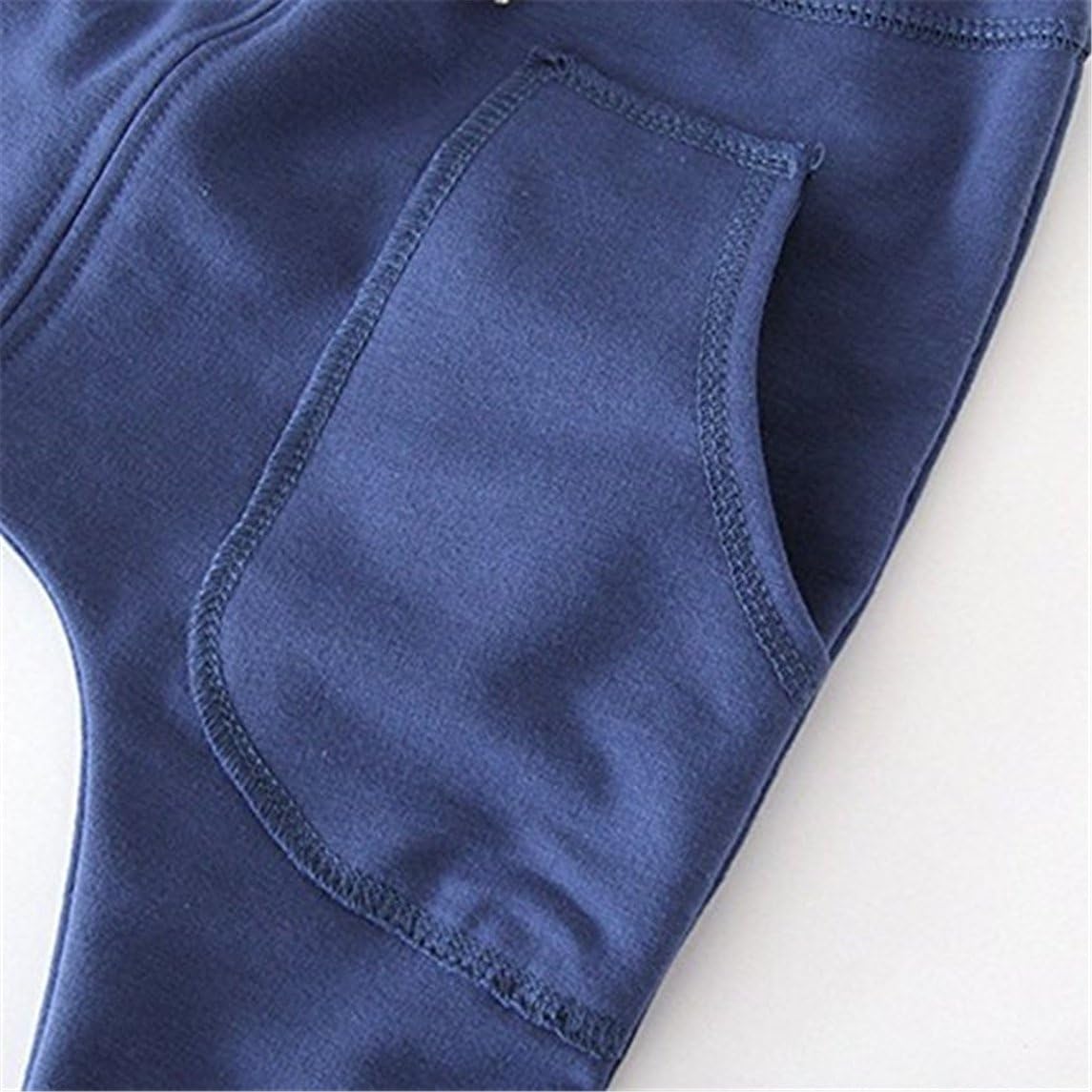 REWANGOING 2 Pack of Little Baby Boys Girls Cotton Hiphop Harem Pants Infant Sport Jogger: Clothing