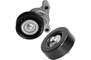 BENERAY 39083 Belt Tensioner and Idler Pulley Assembly, for Chevy Silverado 1500 2009-2013, for GMC Sierra 1500/2500 HD 2010-2013, for Cadillac Escalade 2009-2014, for Hummer H2 2009, V8 6.2L/6.0L/5.3L/4.8L