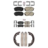 Transit Auto Front Rear Ceramic Disc Brake Pads Kit