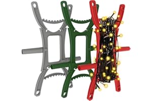 EDSRDUS 3PCS Rotating Handle Christmas Lights Storage Holder, Efficient & Durable,Tangle-Free Wires, Rope Winder for Ropes, String Lights, Fairy Lights, Wires, Garlands, Beads, Cords