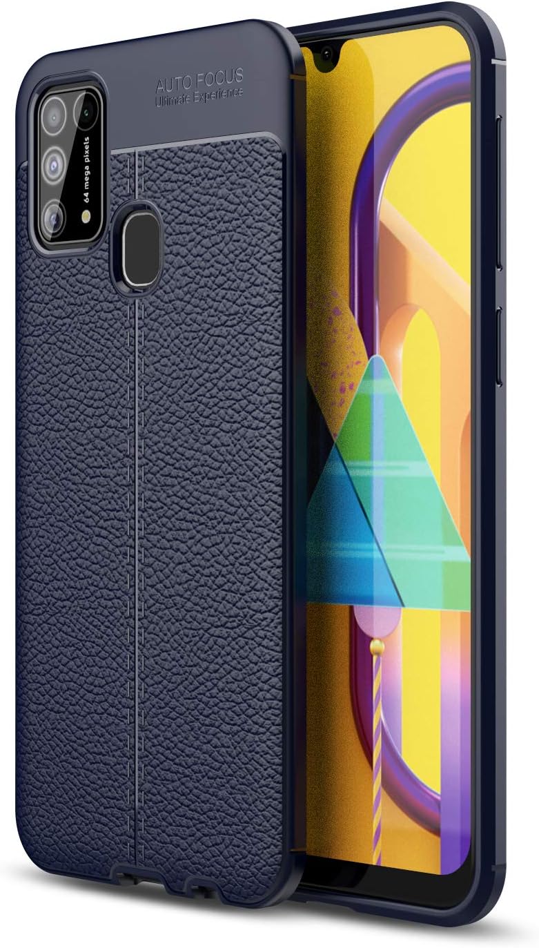 TenDll Case for Samsung Galaxy M31, Ultra-Thin Durable Premium Soft TPU Samsung Galaxy M31 Cover Case Fit for Samsung Galaxy M31 -Dark Blue