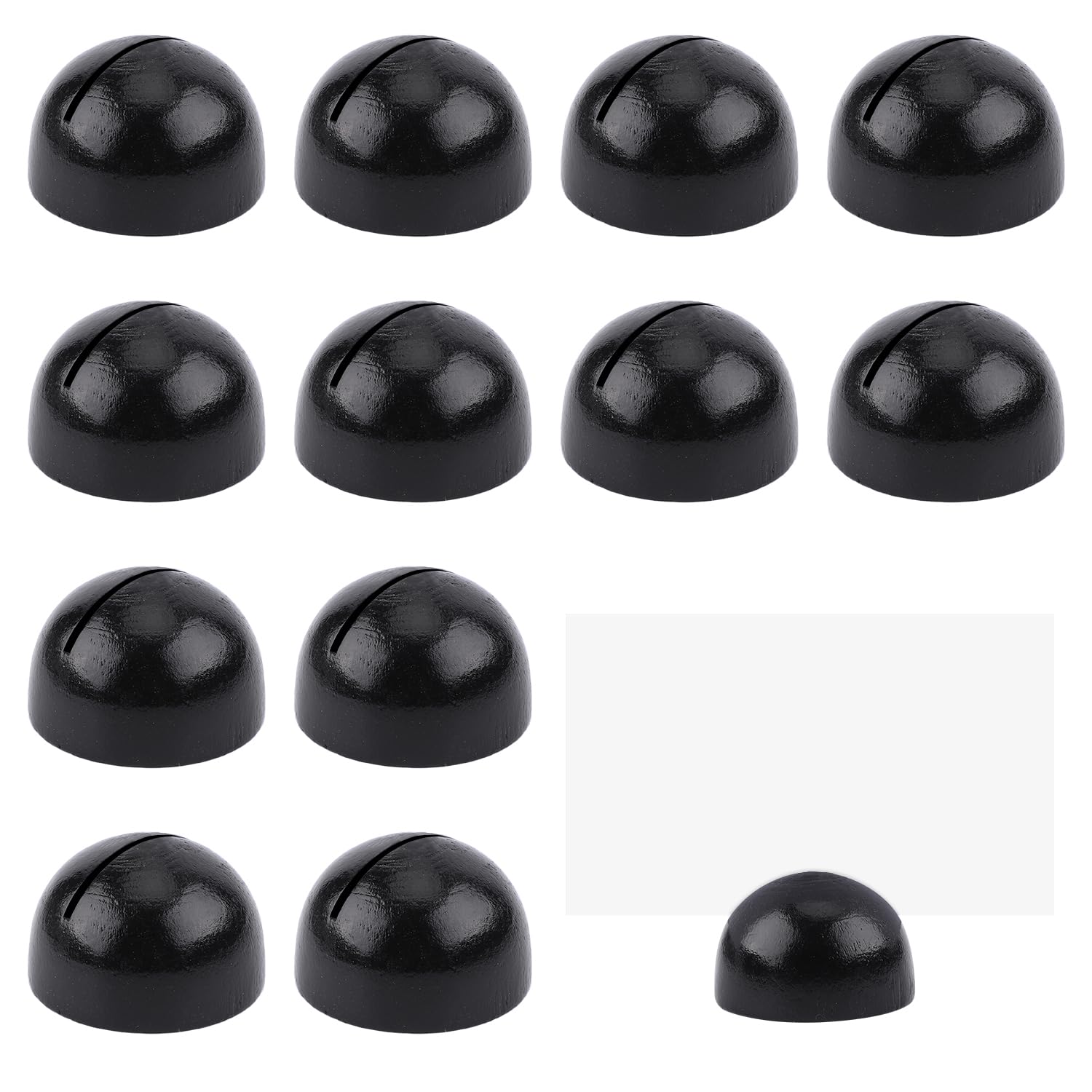 Photo 1 of 12pcs Round Table Number Stands, Modern Place Card Holders - Table Number Clips for Wedding Reception, Anniversary, Birthday Party Banquet (Black)