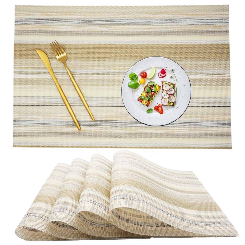 Best Placemats For Kitchen Table Yellow