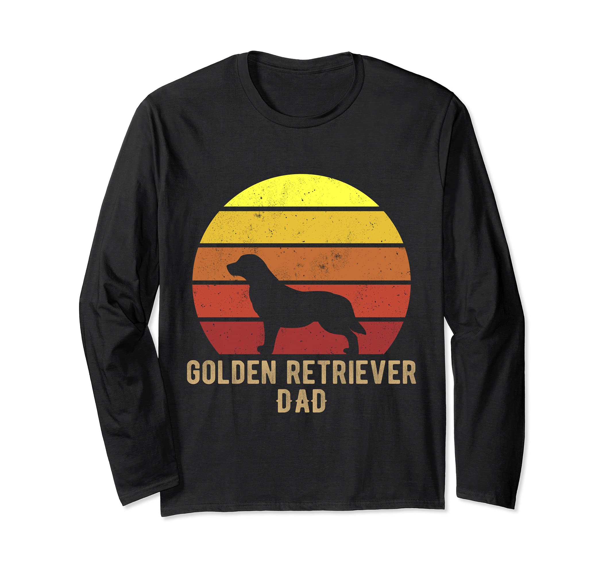 Golden Retriever Dog Dad Daddy Father Long Sleeve T-Shirt — image 1