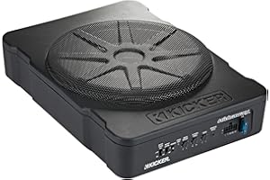 KICKER 51HS10 10" Hideaway Under-Seat Powered Car Subwoofer Compact Sub HS10