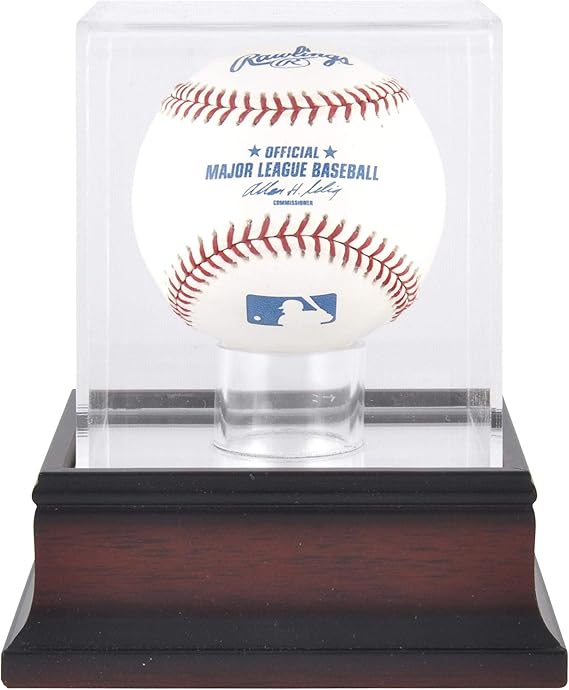 Antique Mahogany Baseball Display Case Baseball Display