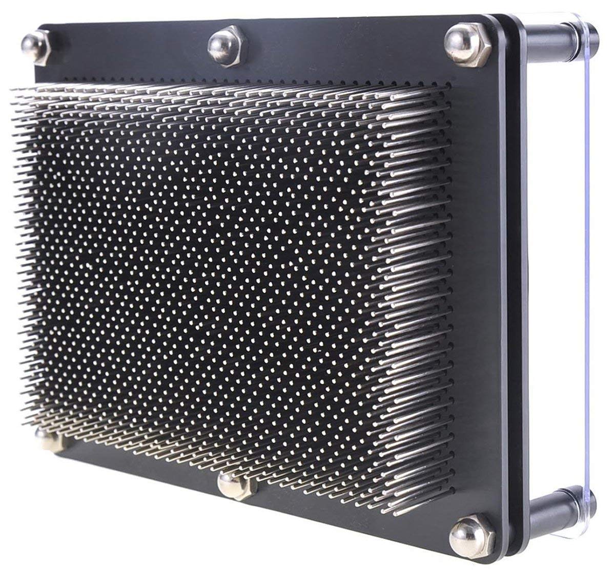 Hsxfl Classic 3D Metal Pin Art Toy 8in x 6in 3D Large Size Pin Art