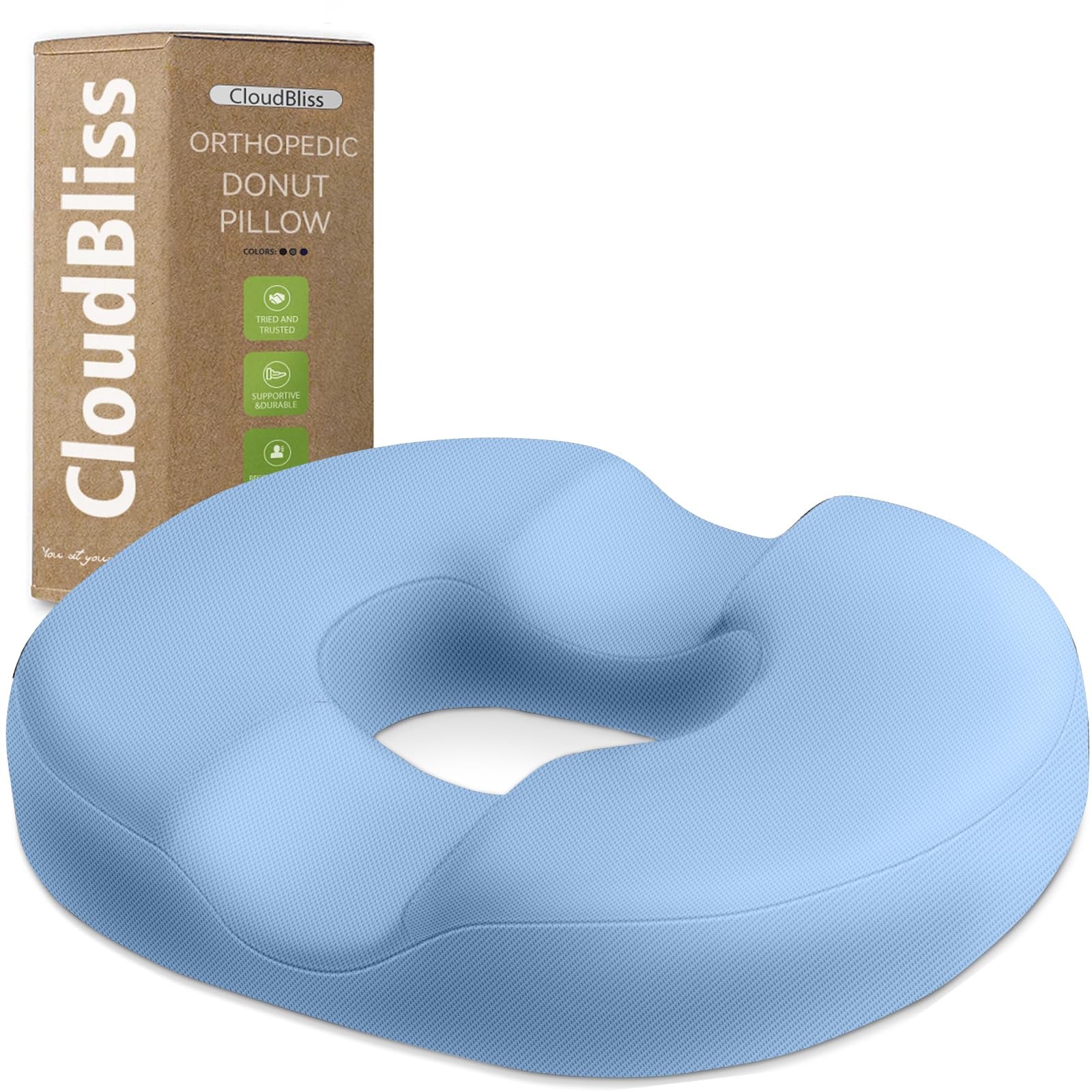 CloudBliss Donut Pillow Seat Cushion Chair Pad for