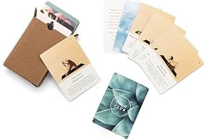 LUCKIES OF LONDON LTD Yoga Cards | Mindfulness Gifts & Yoga Gifts | Beginners Deck of Cards | 52 Mindfulness Card Set with Poses & Meditation Activities | Self Care Gift