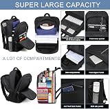 WENIG 55L 18.4 Inch Laptop Backpack USB Charge TSA Approved Water Resistant view 3