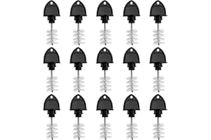 FERRODAY 15pcs Beer Tap Plug Brush Plug Tap Beer Draft Plug for Beer Tap Brush Keg Tap Plug for Draft Beer Faucet Brush Covers for Beer Taps Draft Beer Tap Cover Brush Plug Tap Beer Plug Brush - Black