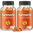 Turmeric Gummies for Adults & Kids with Ginger & Black Pepper Extract | 95% Curcuminoids | Vegan Natural Curcumin Joint Suppo