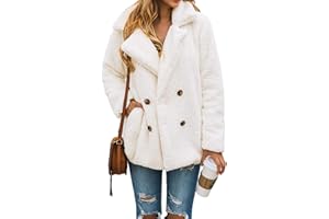 PRETTYGARDEN Women's Fashion Winter Coats Sherpa Fleece Faux Fur Shearling Oversized Trendy Jackets Warm Outerwear Clothing