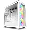 NZXT H7 Elite - ATX Mid Tower PC Gaming Case - Front I/O USB Type-C Port - Quick-Release Tempered Glass Side Panel - White (2023)