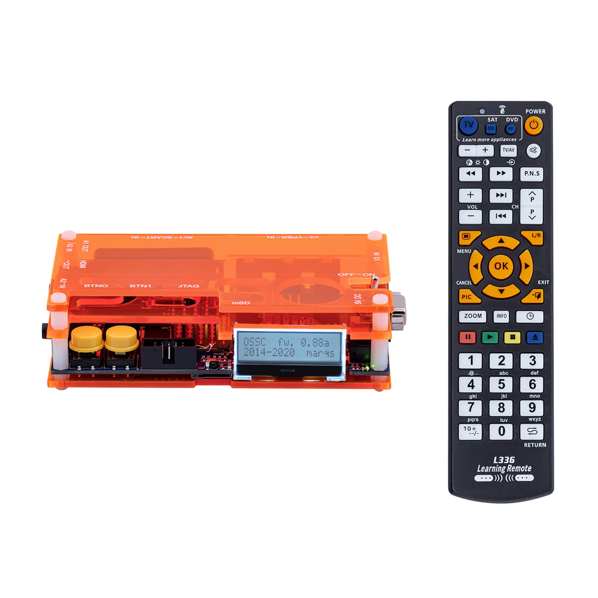 Mcbazel OSSC Scart Component VGA to HDMI Open Source Scan Converter v1.6 for Retro Gaming Console