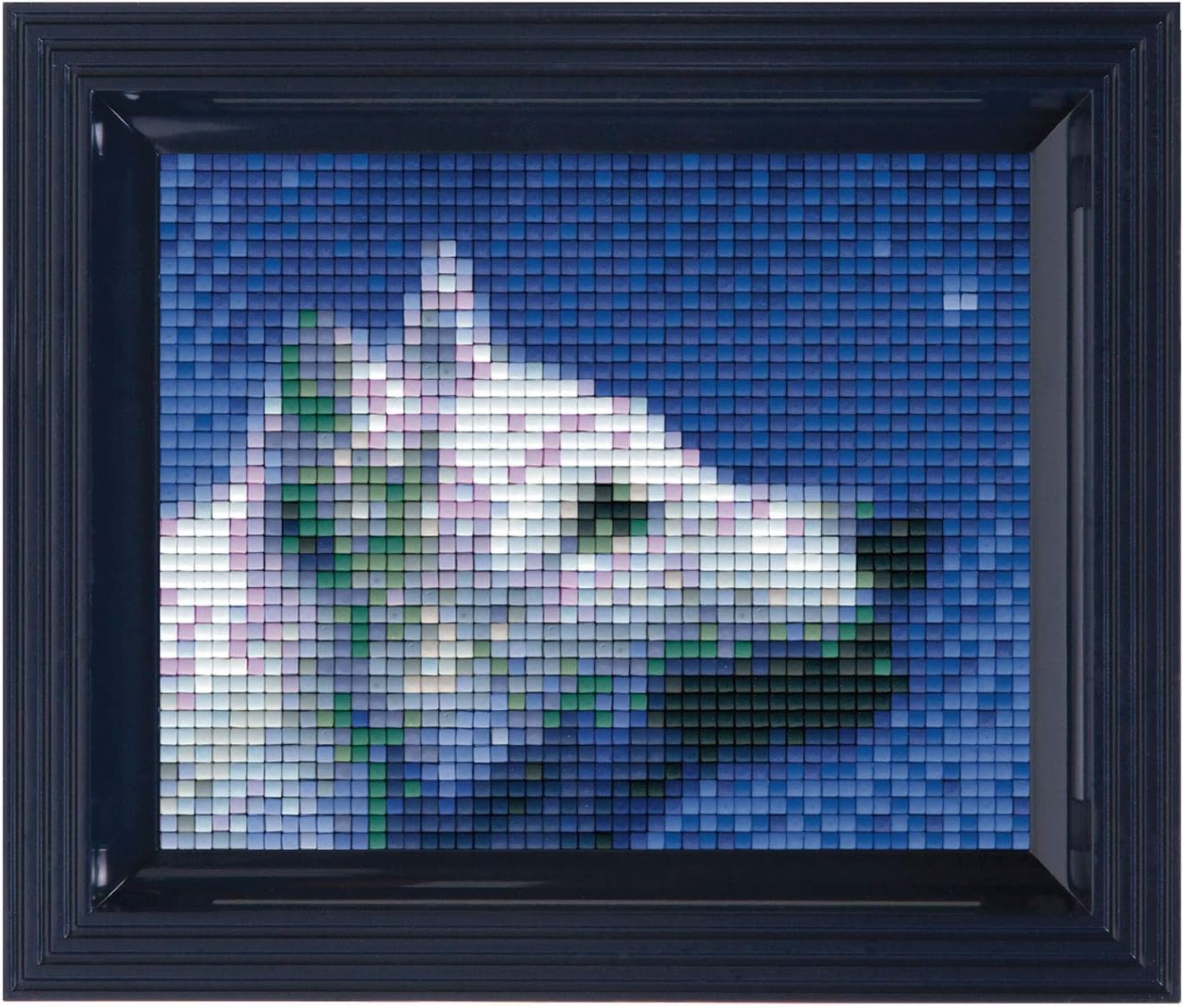 Pracht Creatives Hobby Pixel P31302 Mosaic Gift Box Wolf Pixel Picture with Frame, Easy Plug-In System, No Ironing or Gluing