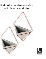 Umbra Trigg Small Set of 2 Concrete Wall Planters - Modern Decor view 7