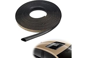 PLEOOS Car Windshield Seal Strip, Sunroof Seal Rubber Seal Seal Strip for Car Front & Rear Windshield/Sunroof/Windows Weather/Sliding Doors Sealing Stripping(16.5FT/5M)