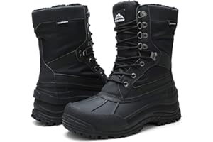 ALEADER Men's Waterproof Winter Snow Boots Thinsulate