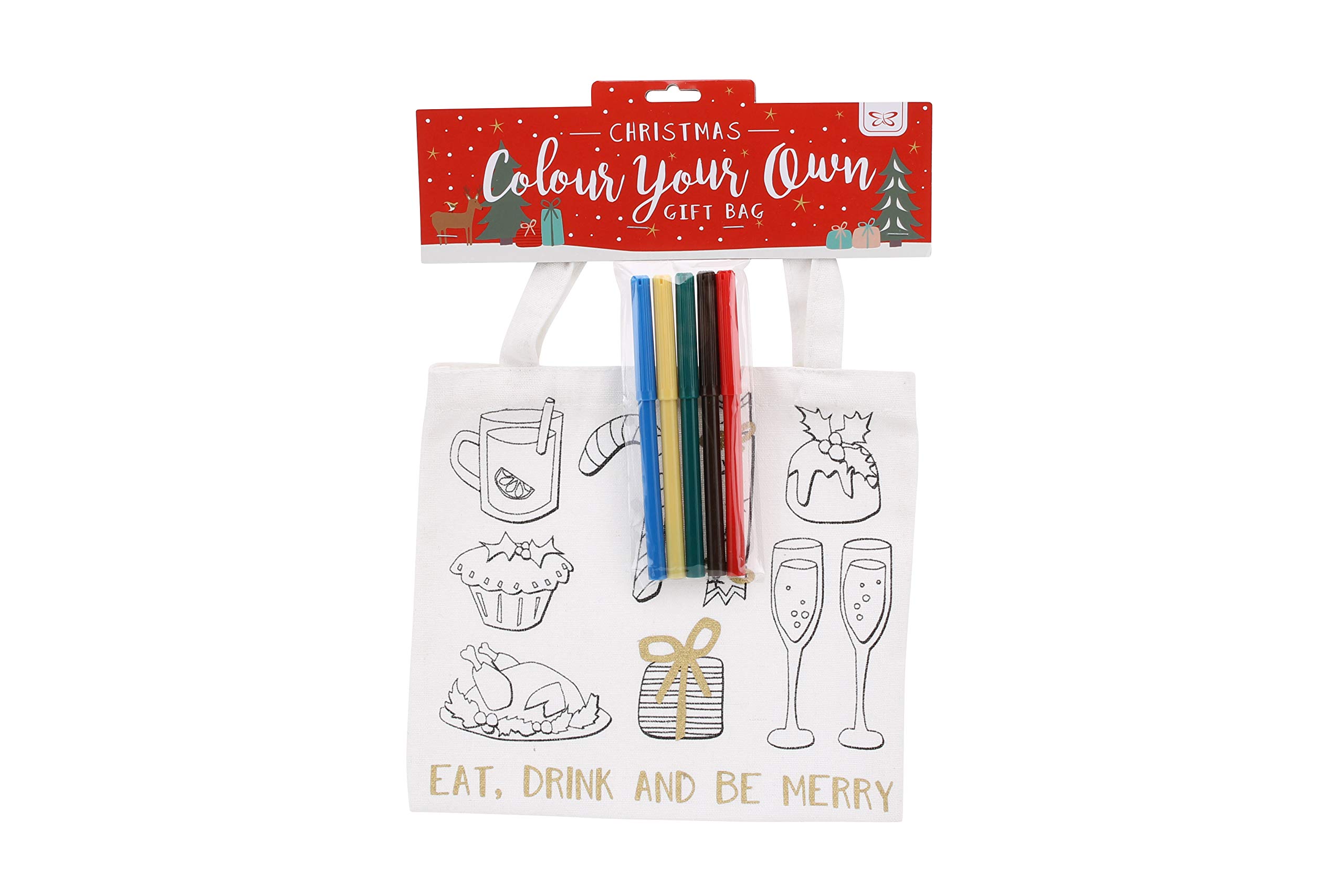 CGB Giftware | Christmas Merry Colour In Gift Bag | Children | GB00141