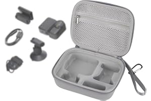 Mini Carrying Case for DJI Osmo Nano, Hard Shell Protective Camera Bag with Storage Compartments Portable Camera Pouch with C