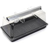 SunBlaster SL1600228 Prism Lens Powered LED Mini Greenhouse Kit w/NanoTech Light Reflector &amp; Double-Thick Tray for Seed Starting or Plant Propagation