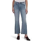 KUT from The Kloth Womens Kelsey High-Rise Fab Ab Ankle Flare-nset Leg in Acceptance