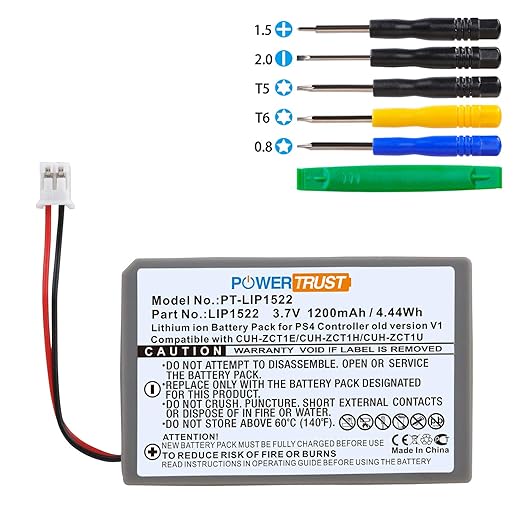 PowerTrust 1200mAh LIP1522 Replacement Battery for Sony
