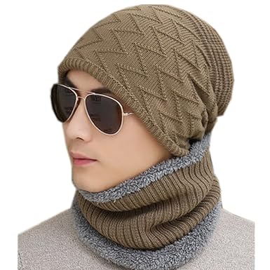 Amazon Yogly メンズキャップ アドウェア ニット帽 編みシルエットが