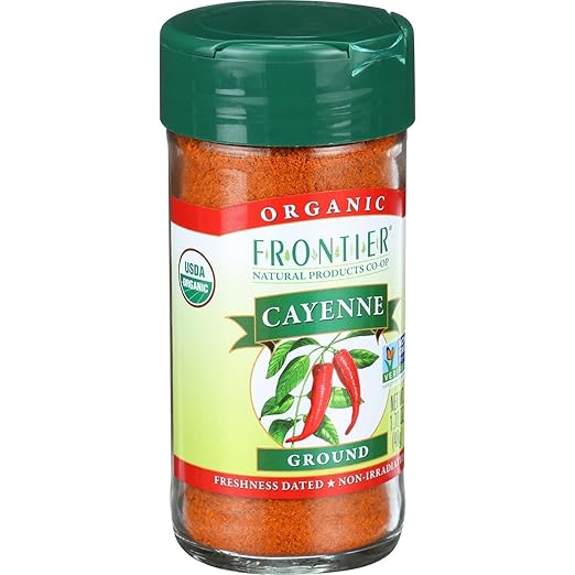 Amazon.com : Frontier Herb Organic Cayenne Ground (1x1.76 OZ) (Multi-Pack) : Gourmet Food : Grocery & Gourmet Food