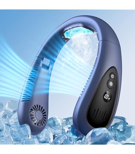 Neck Fan With Cooling Plate,5500mAh Neck Fans That Blow Cold Air