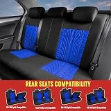 AUTOYOUTH Car Seat Covers Universal Full Set 9PCS Blue view 3