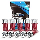 Marsauto 194 LED Bulb Brilliant Red 168 T10 2825