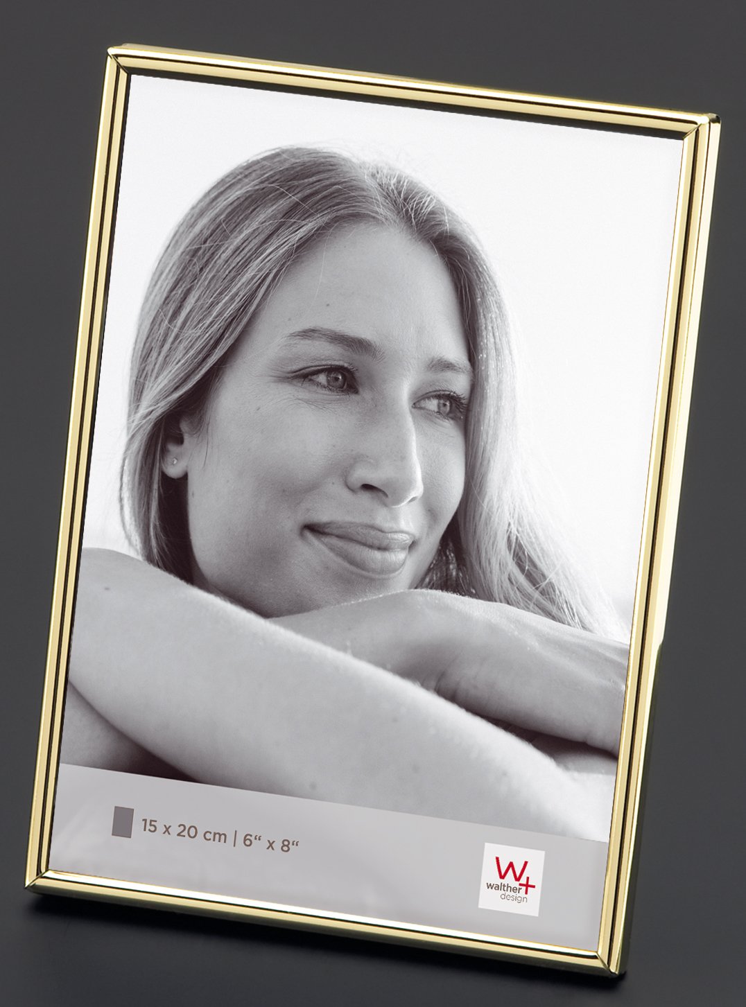 walther design Picture frame Gold 15 x 20 cm Chloe Portrait Frame WD520G