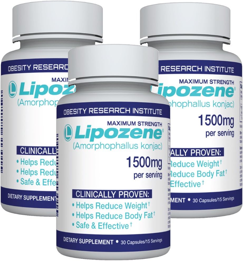 Lipozene Diet Pills Weight Loss Supplement Appetite Suppressant and