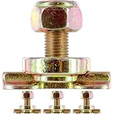 US Cargo Control L Track Threaded Bolt Double Stud Fitting, (4 Pack) 5,500 Pounds Break Strength, Use with L Track Rails in Your Truck Or Trailer to Create Heavy-Duty Bolt Down Anchor Points