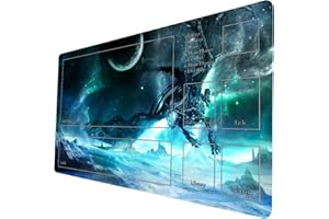 STORKY MTG Playmat, Game Play Mat for MTG TCG 24 x 14 inches Trading Card Inked Game Playmats with Storage Bag Smooth Rubber Surface Battle Game
