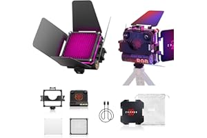 Zhiyun FIVERAY M20C Combo RGB Video Light 2500k~10000k Powerful On-Camera Video Lights, 20W (M20C Combo)