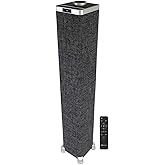 Rockville ONE-Tower 200W Peak / 60W RMS All-in-One Tower Bluetooth Speaker System, HDMI ARC, Optical, RCA, USB Playback, for Home Theater and Music Streaming