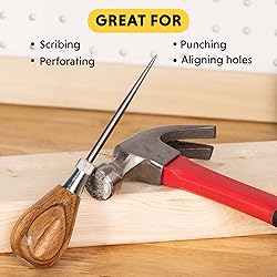 General Tools Scratch Awl Tool with Hardwood Handle