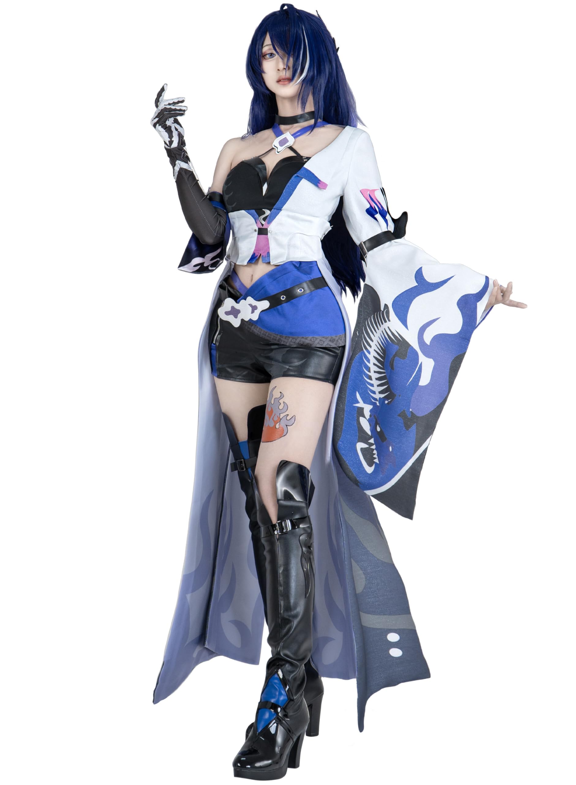 OSIAS Honkai Star Rail Acheron Cosplay Costume(L)