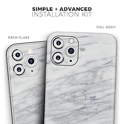Design Skinz White & Grey Marble Surface V2