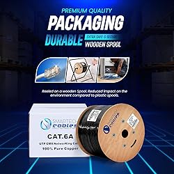 Smartech Cables Cat6A Riser Ethernet Cable 1000ft