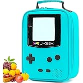 Tongtai Boy Lunch Box,Kids Lunch Bag Insulated Leather Game Lunch Box for School Thermal Meal Cooler Lunch Boxes for Boy Girl Kid Toddler Teen