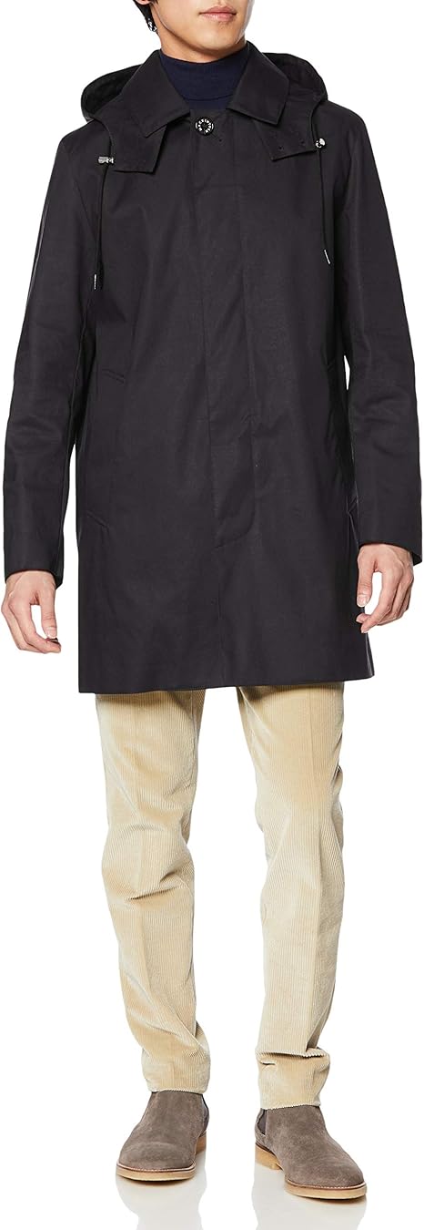 Amazon マッキントッシュ ステンカラーコート Dunoon Hood メンズ コート ジャケット 通販