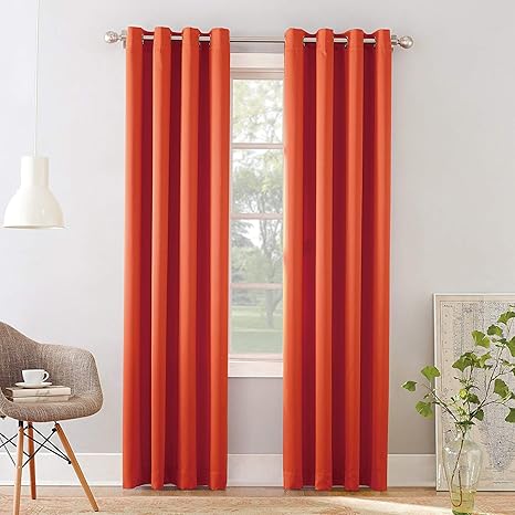 Buy Shivam Concepts 10 Ft Set Of 1 Extra Long Door Orange
