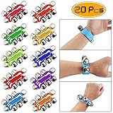 TKOnline 20 Pack Colorful Wrist Band Jingle