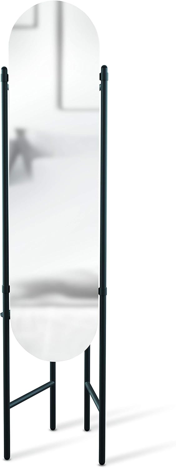 Umbra Vala Full Length Mirror and Clothing Valet Adjustable Floor
